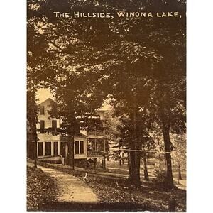 Antique Litho Postcard Ephemera Weixelbaum Winona Lake, IN Pub JW Van De Venter